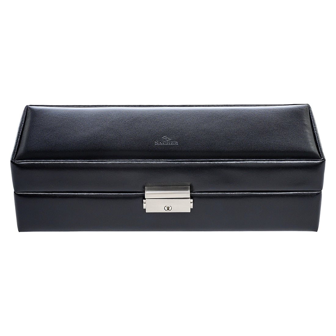 Uhrenetui für 5 Uhren new classic / schwarz (Leder)