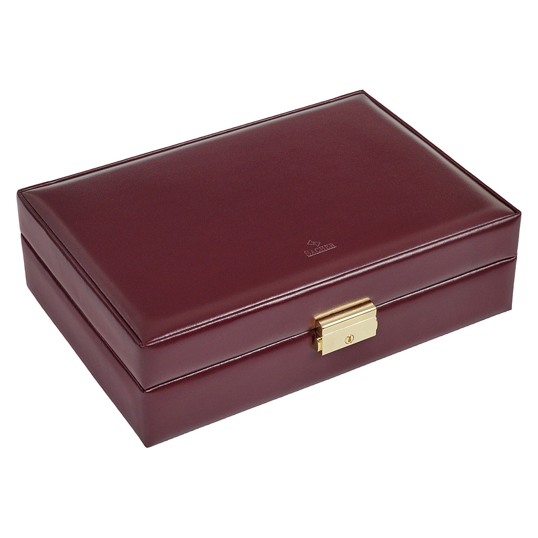 Étui à montres pour 10 montres acuro / bordeaux (cuir)