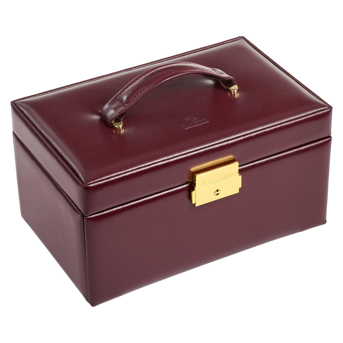 Coffret à bijoux Elly acuro / bordeaux (cuir)