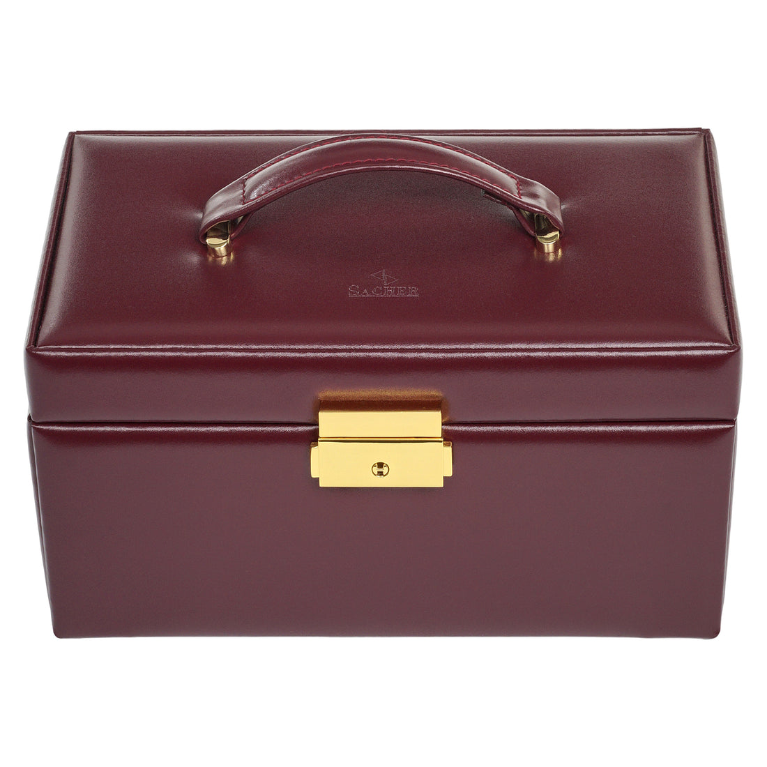 Coffret à bijoux Elly acuro / bordeaux (cuir)