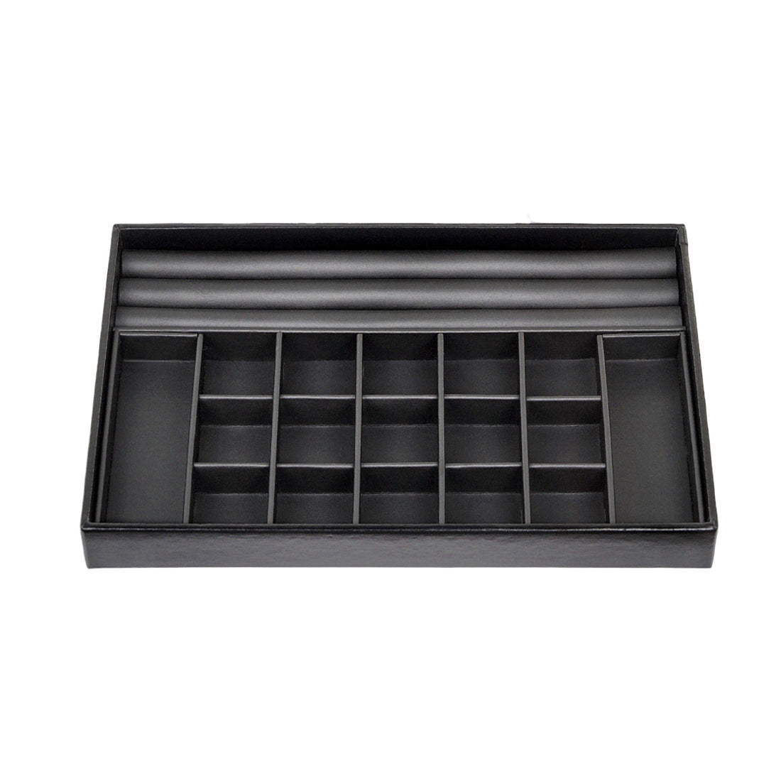 Schmuckkassette Isa black exclusive / schwarz (Leder)
