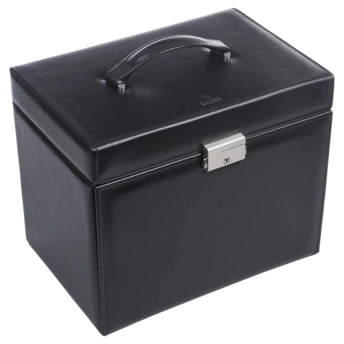 Schmuckkasten Nina new classic / schwarz (Leder)