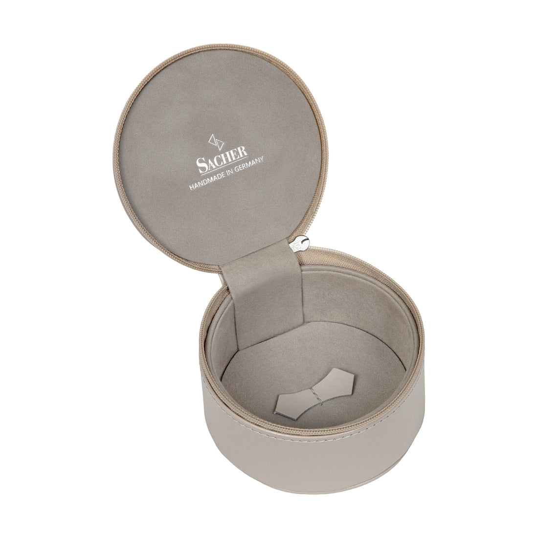 Boîte à bijoux Betsy elegance / sable (cuir de vachette pleine fleur)