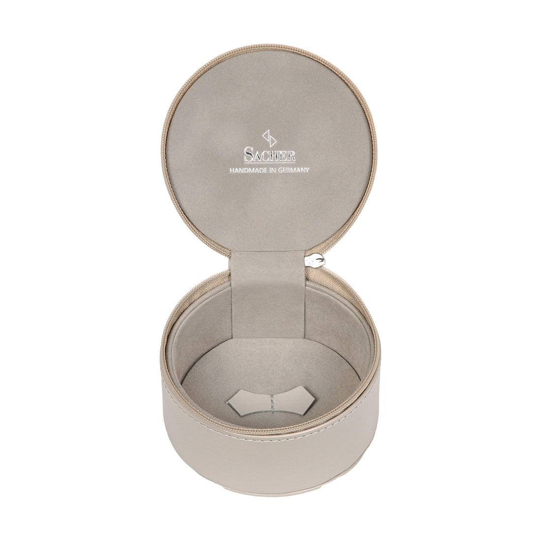 Boîte à bijoux Betsy elegance / sable (cuir de vachette pleine fleur)