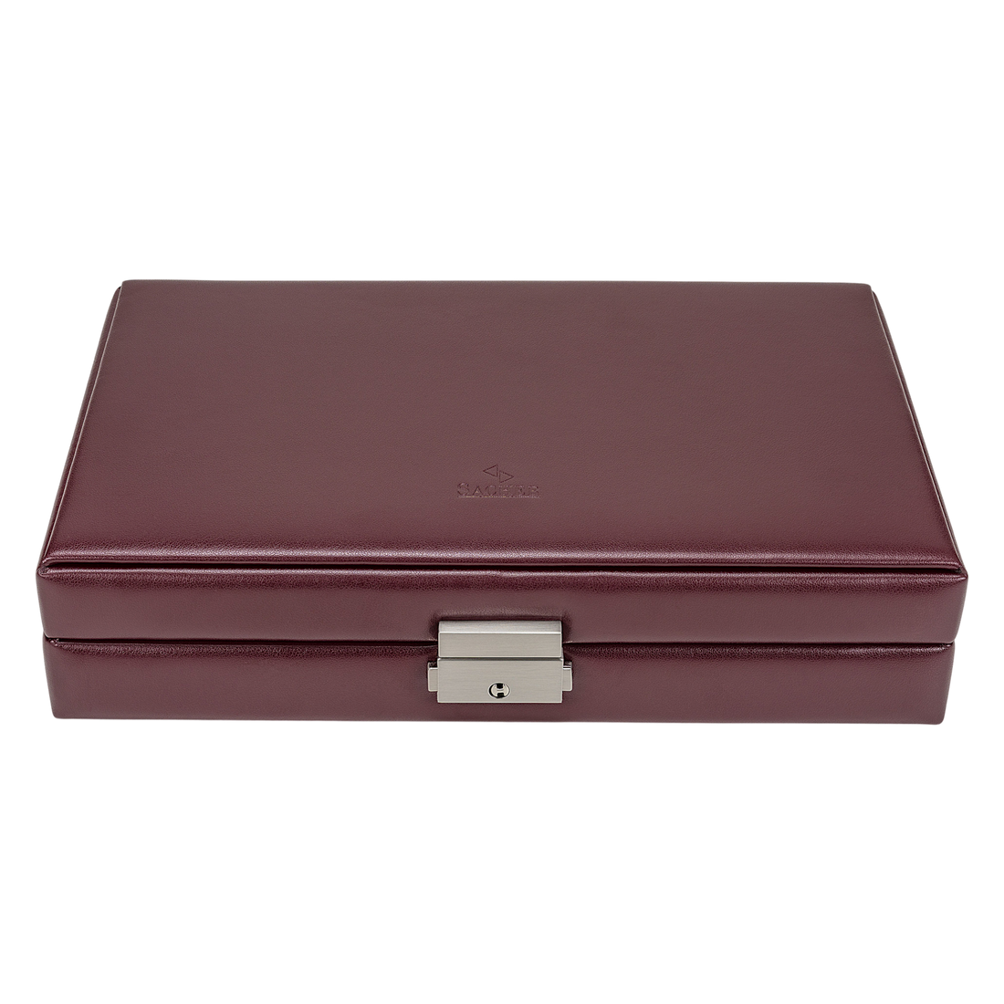 Étui pour bagues et objets de collection florage / bordeaux