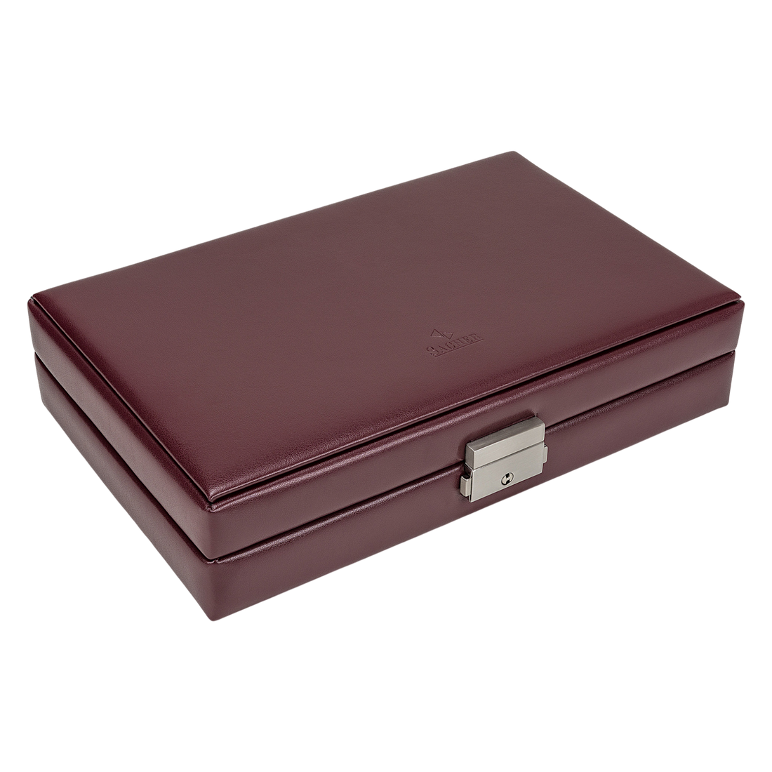 Étui pour bagues et objets de collection florage / bordeaux