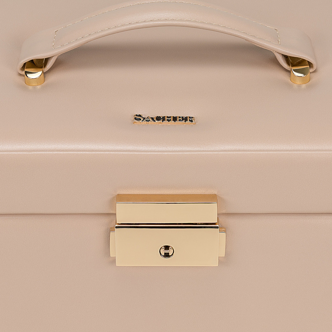 Coffret à bijoux Emma pastello / beige (cuir)