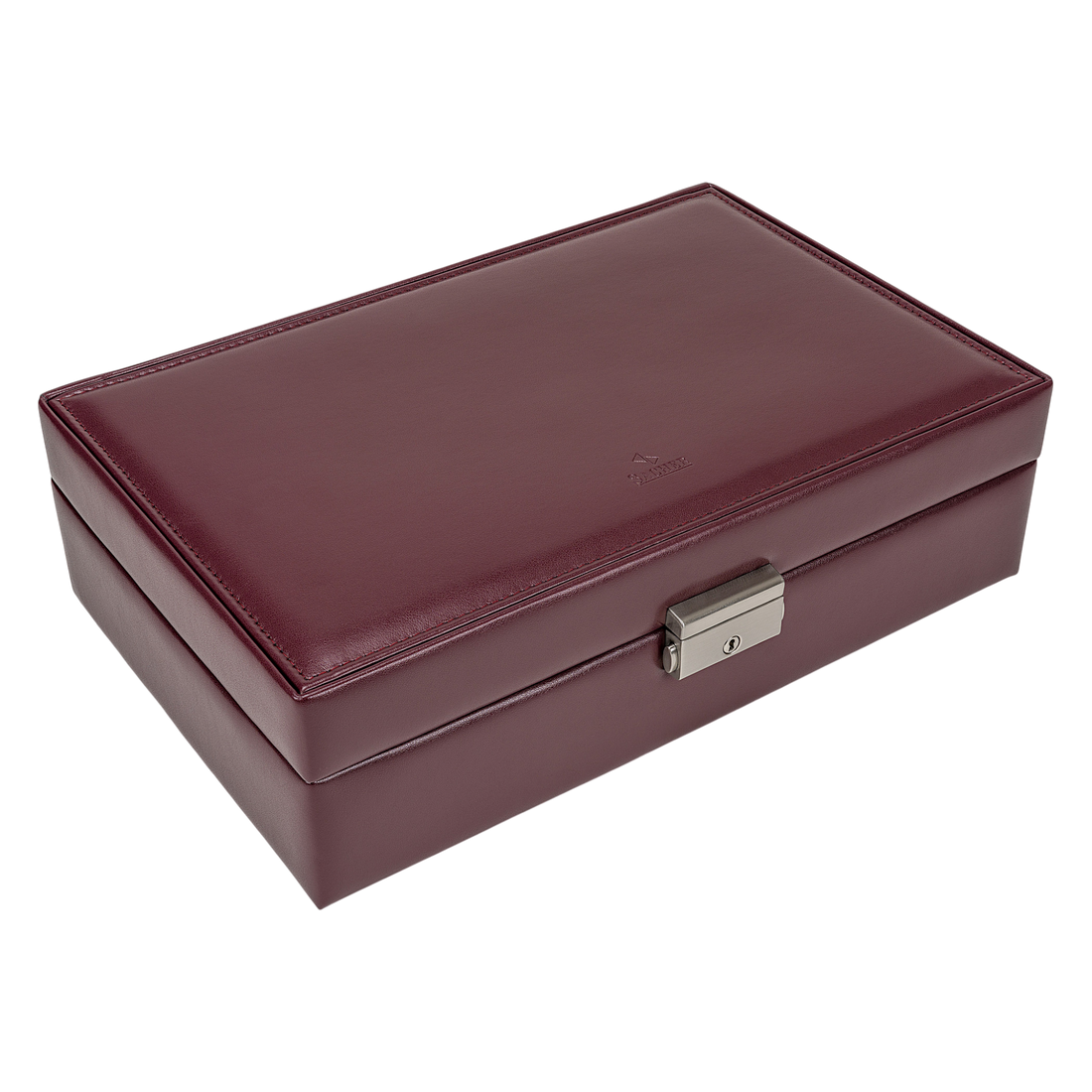 Coffret à bijoux Ilka florage / bordeaux