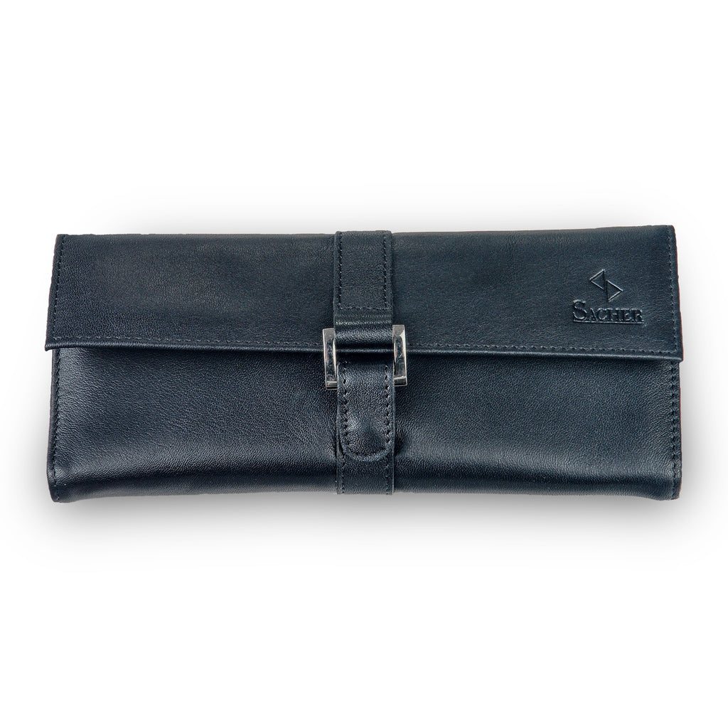Jewellery roll new classic / black (leather)