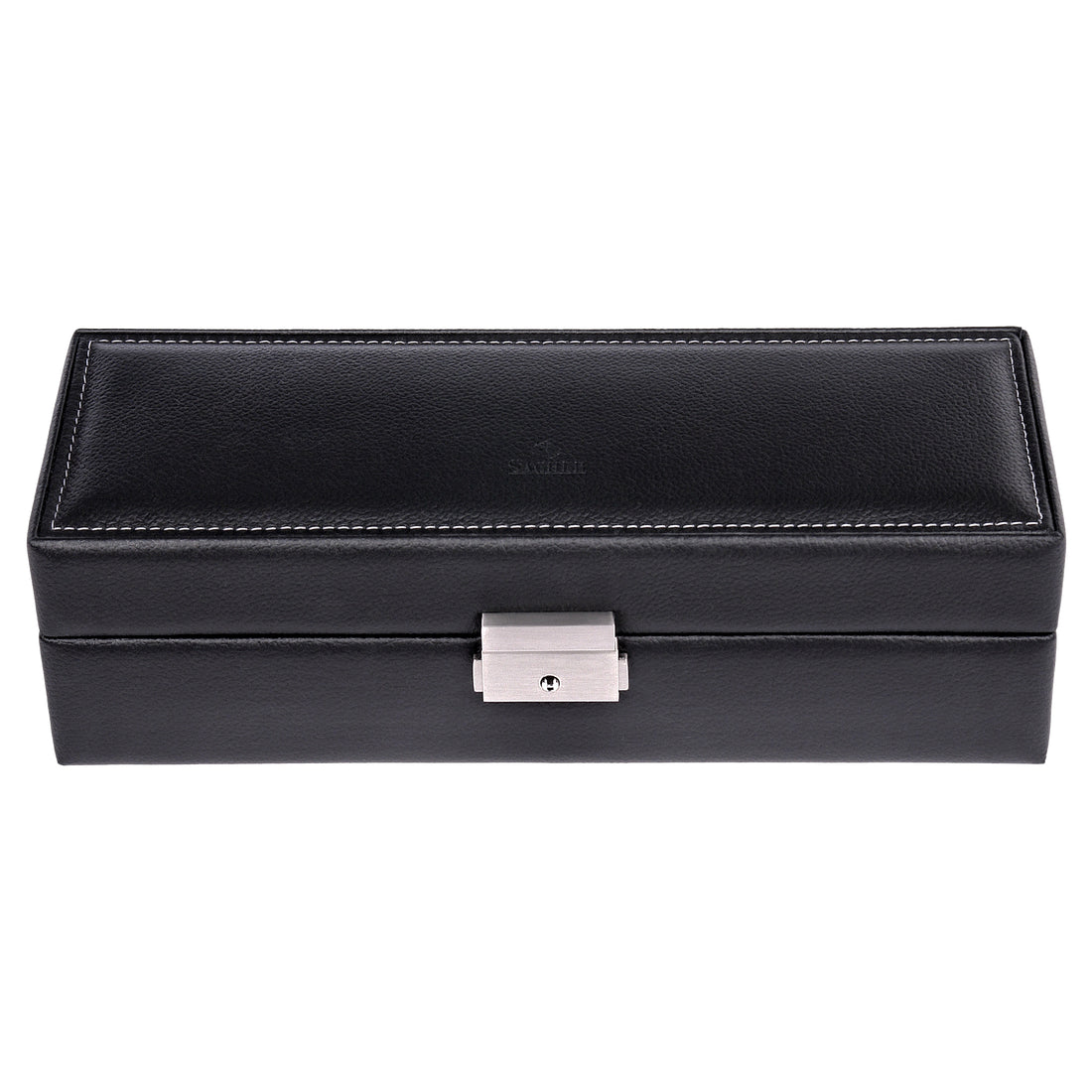 Uhrenetui für 5 Uhren tamigi sport / schwarz (Leder)