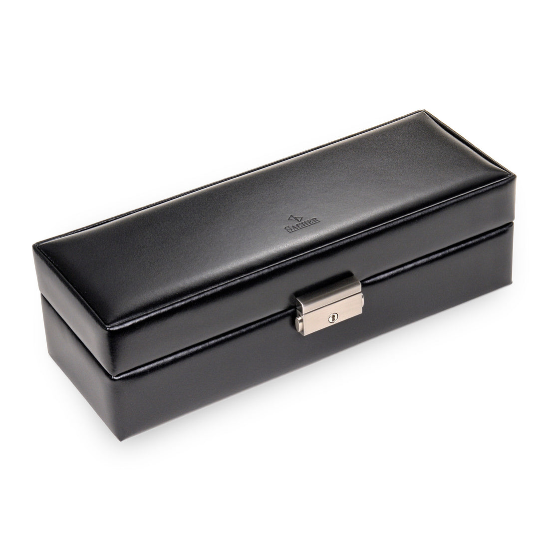 Uhrenetui für 6 Uhren new classic / schwarz (Leder)
