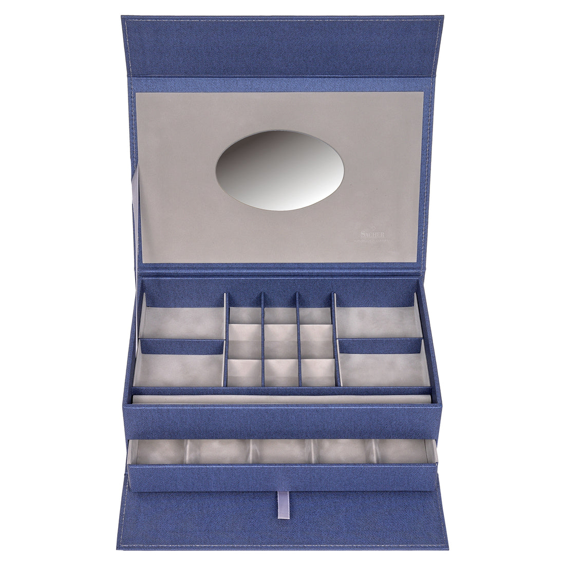 Schmuckbox denim / blau