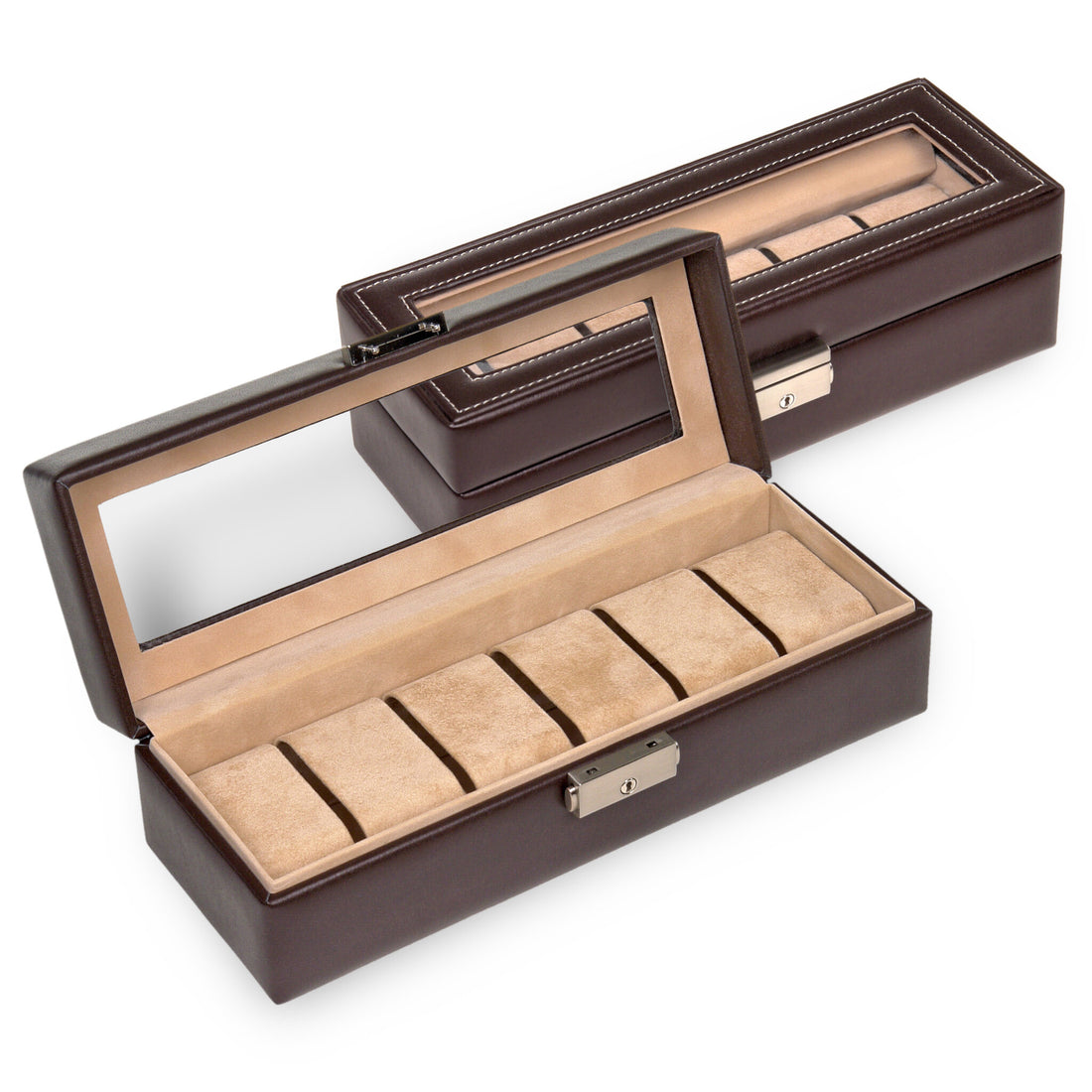 Uhrenetui für 6 Uhren new classic / mocca