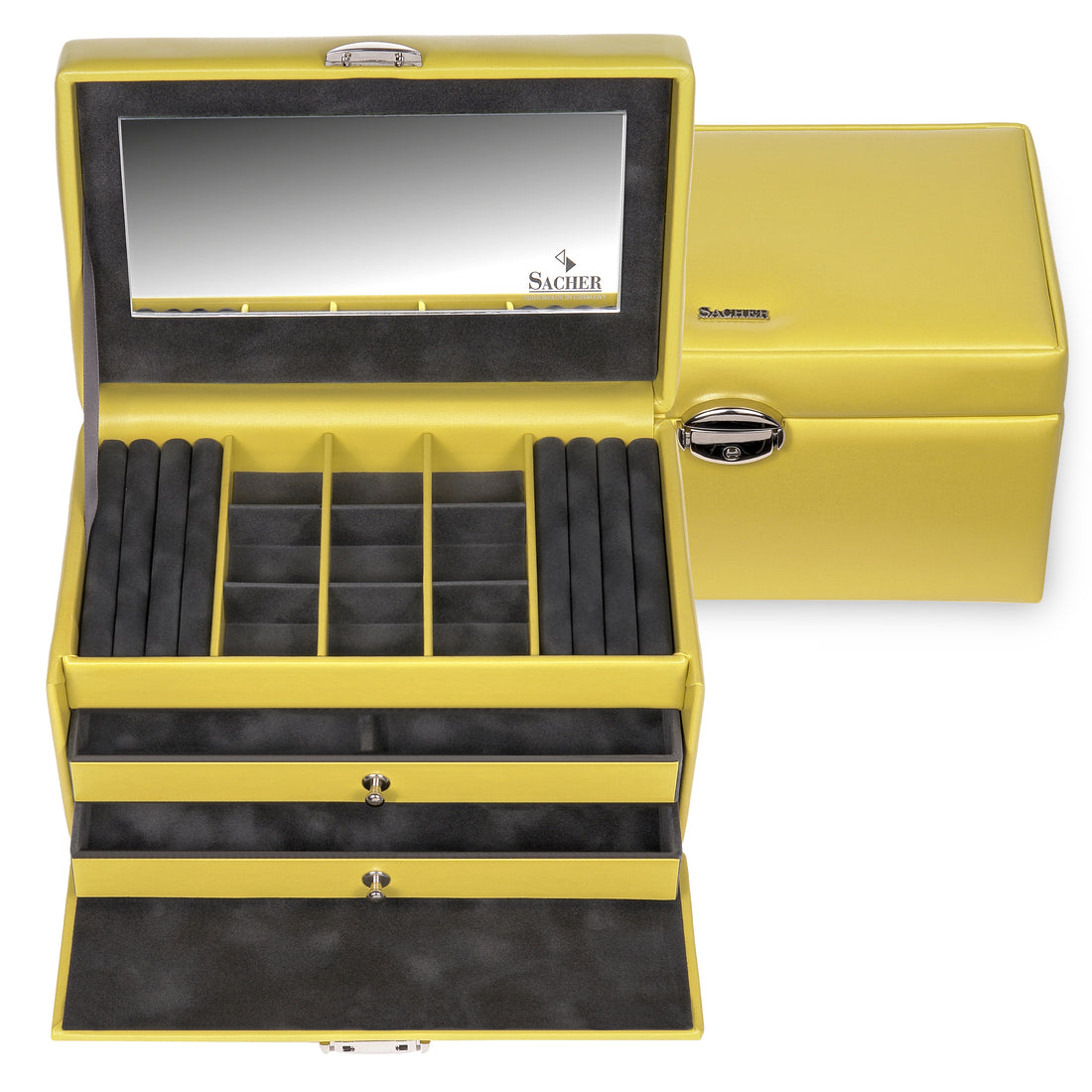 Coffret à bijoux Elly coloranti / lemon