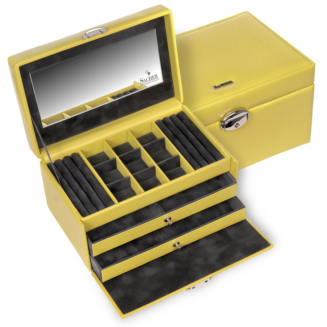 Coffret à bijoux Elly coloranti / lemon