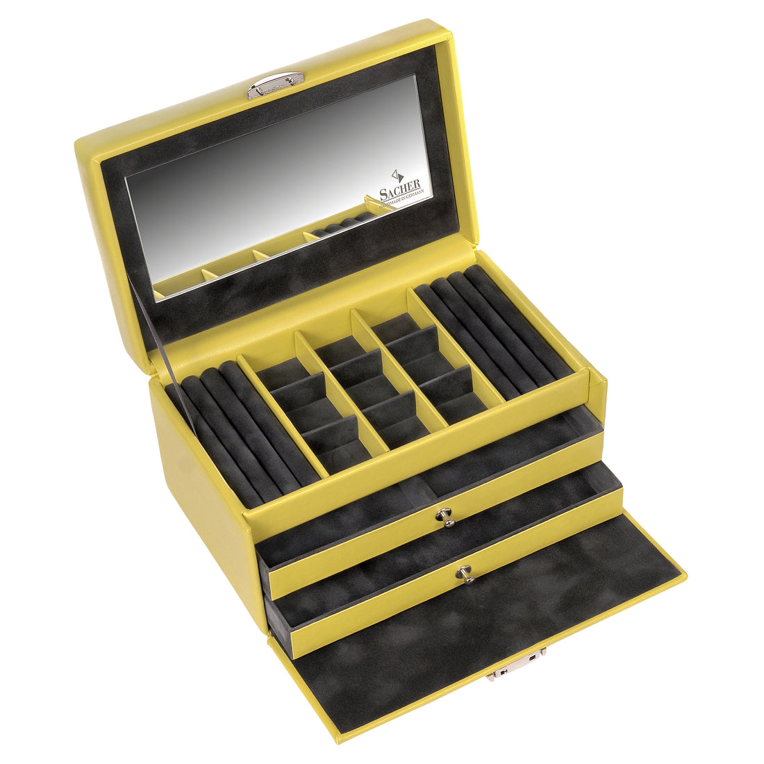 Coffret à bijoux Elly coloranti / lemon