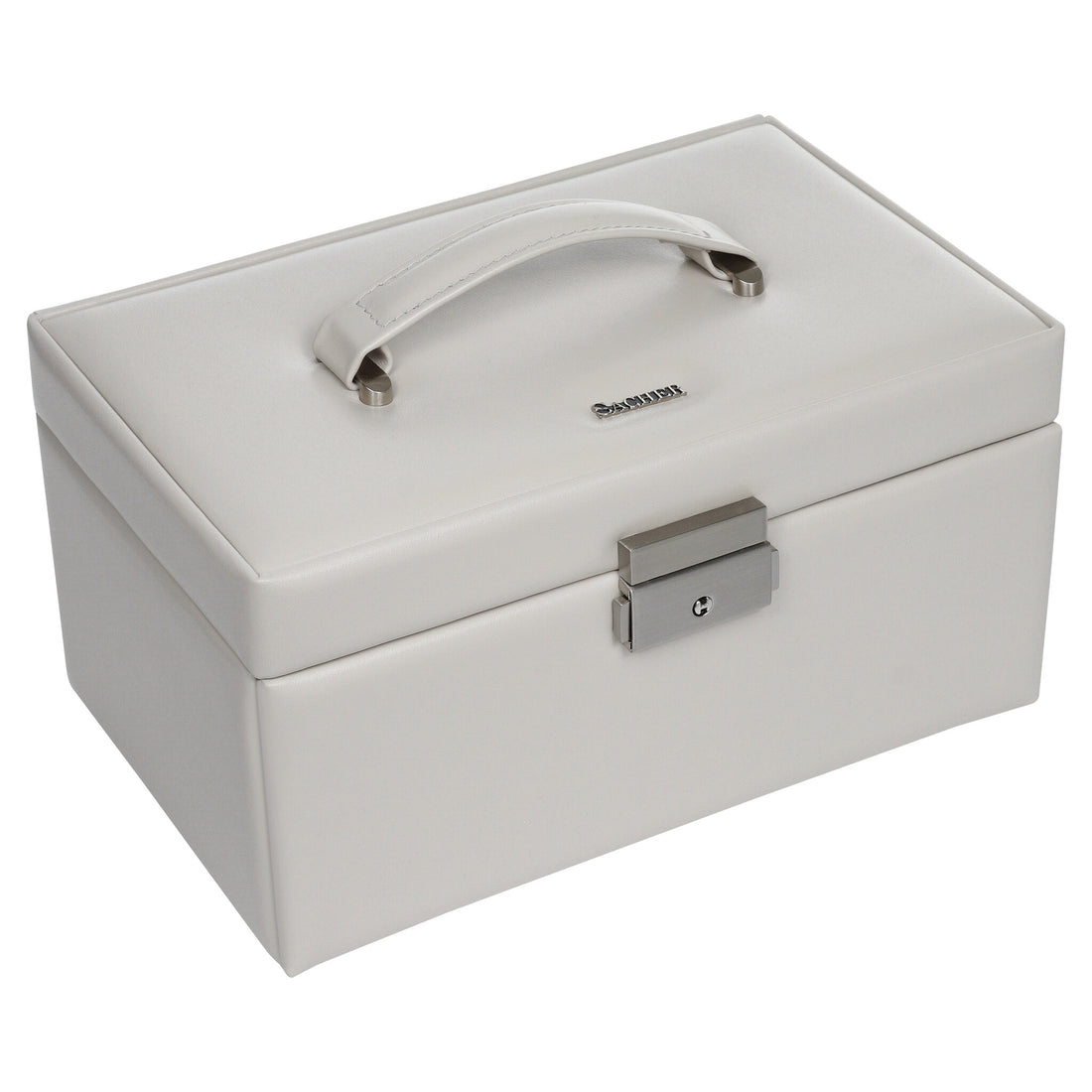 Jewellery box Elly elegance / sand (full cowhide)