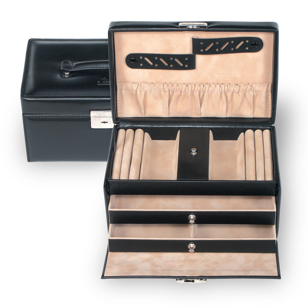 Coffret à bijoux Eva new classic / noir