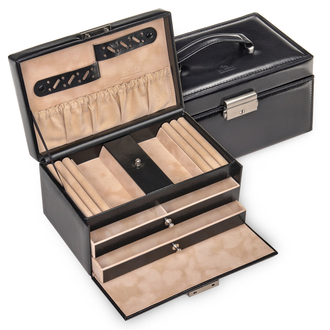 Coffret à bijoux Eva new classic / noir