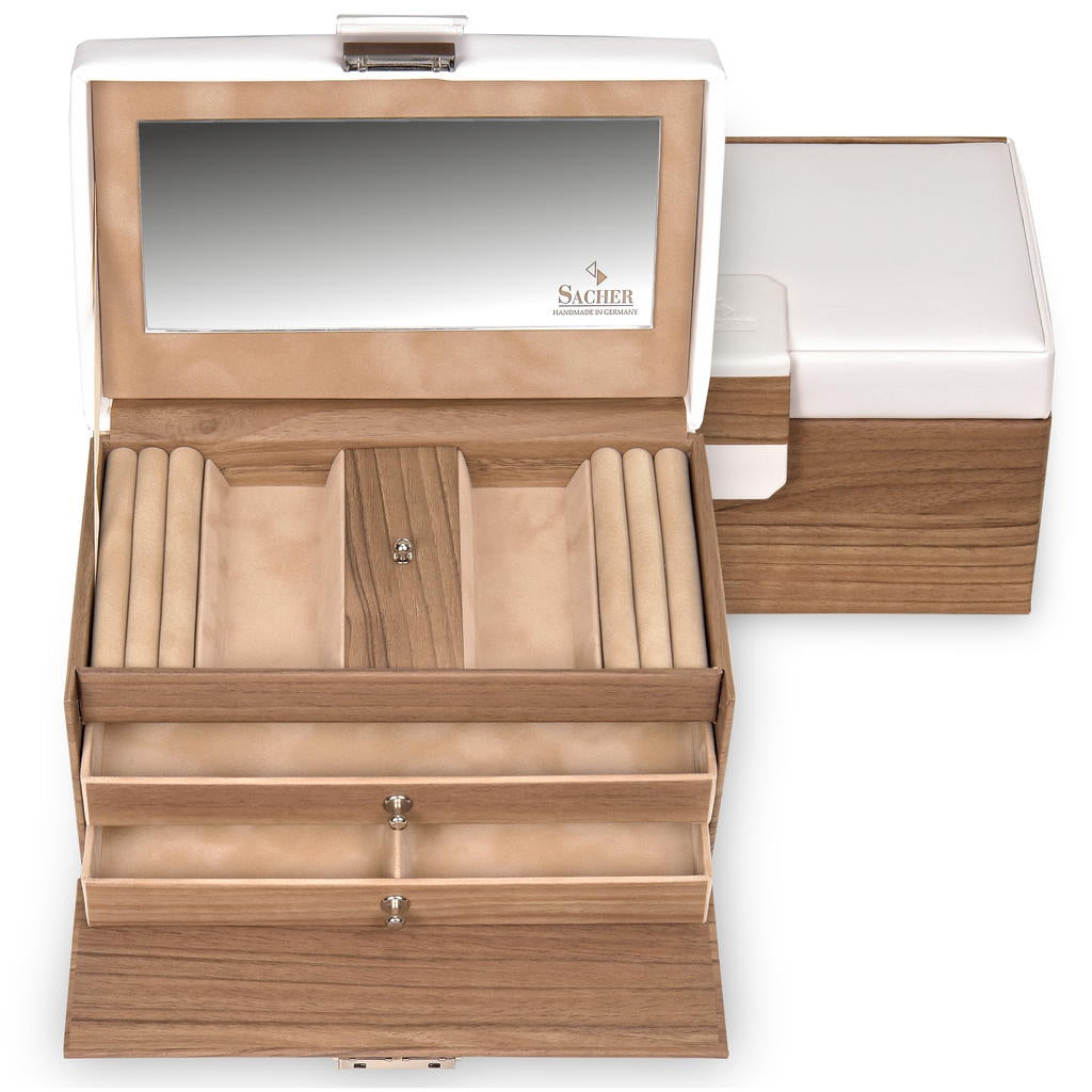 Coffret à bijoux Eva style nordique / chêne nordique