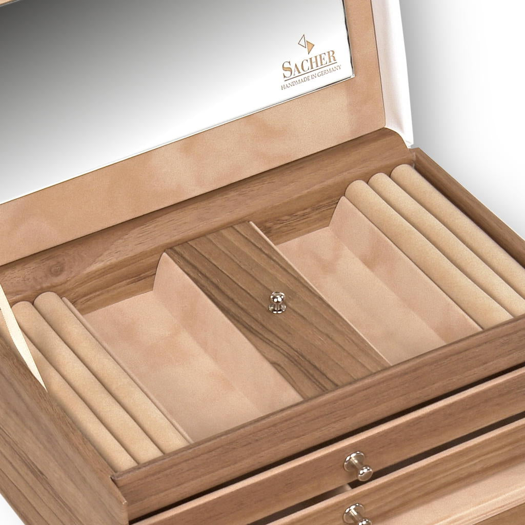 Coffret à bijoux Eva style nordique / chêne nordique