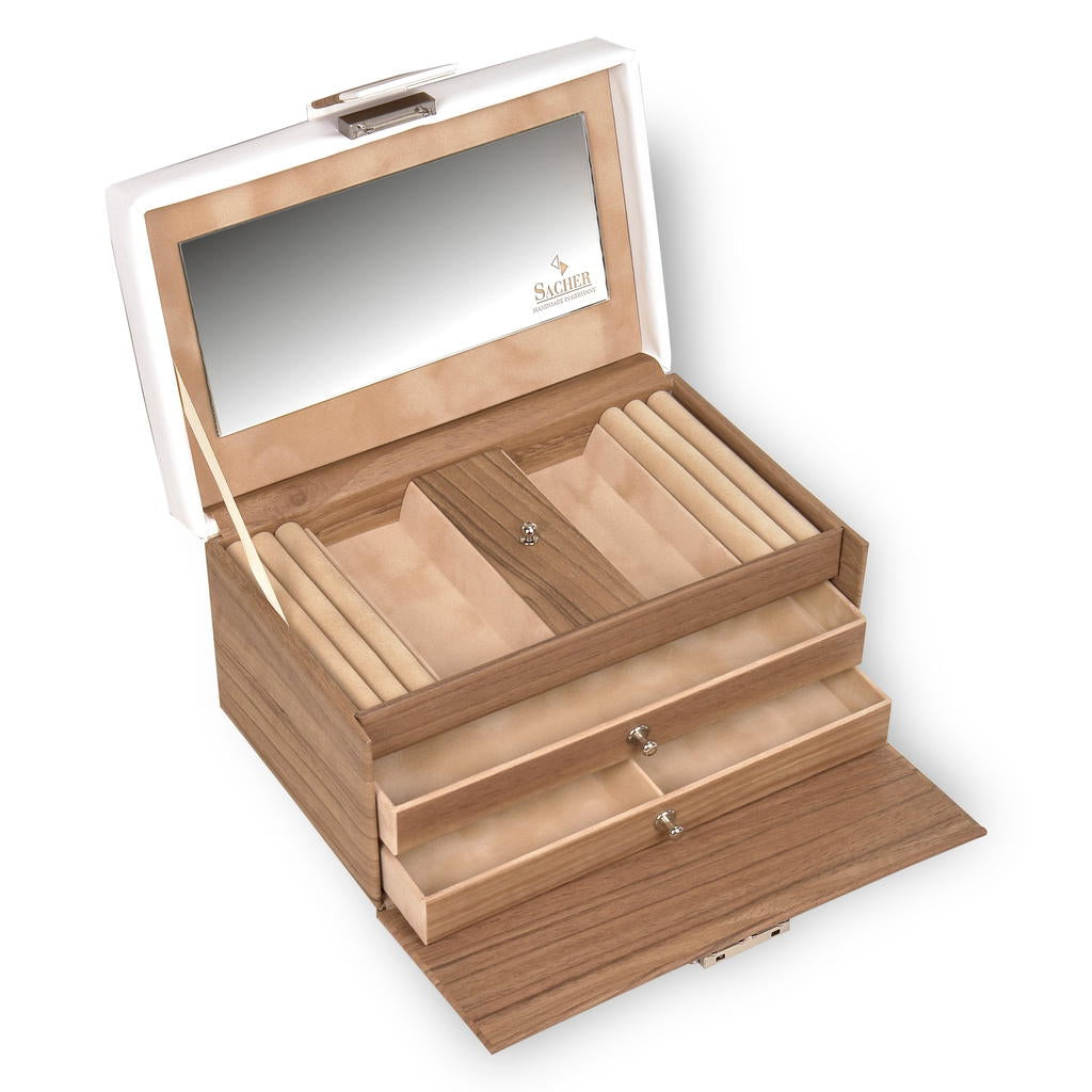 Coffret à bijoux Eva style nordique / chêne nordique