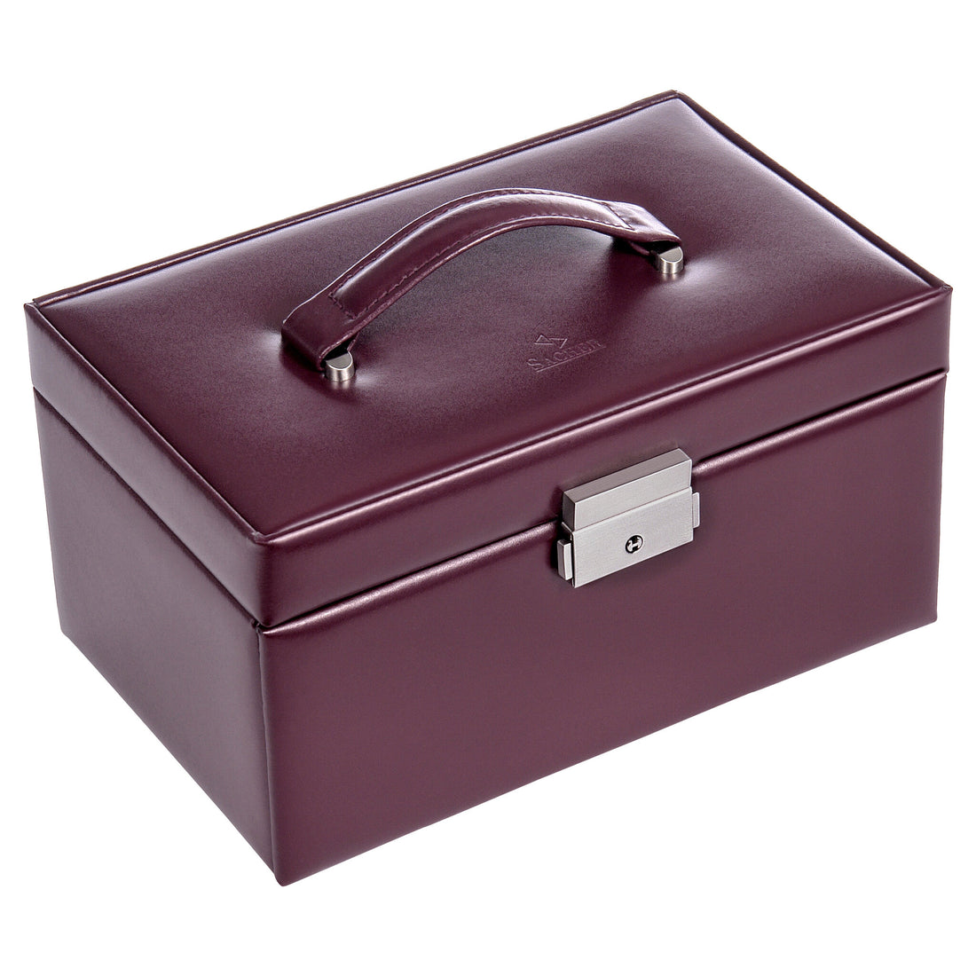 Schmuckkasten Eva new classic / bordeaux (Leder)
