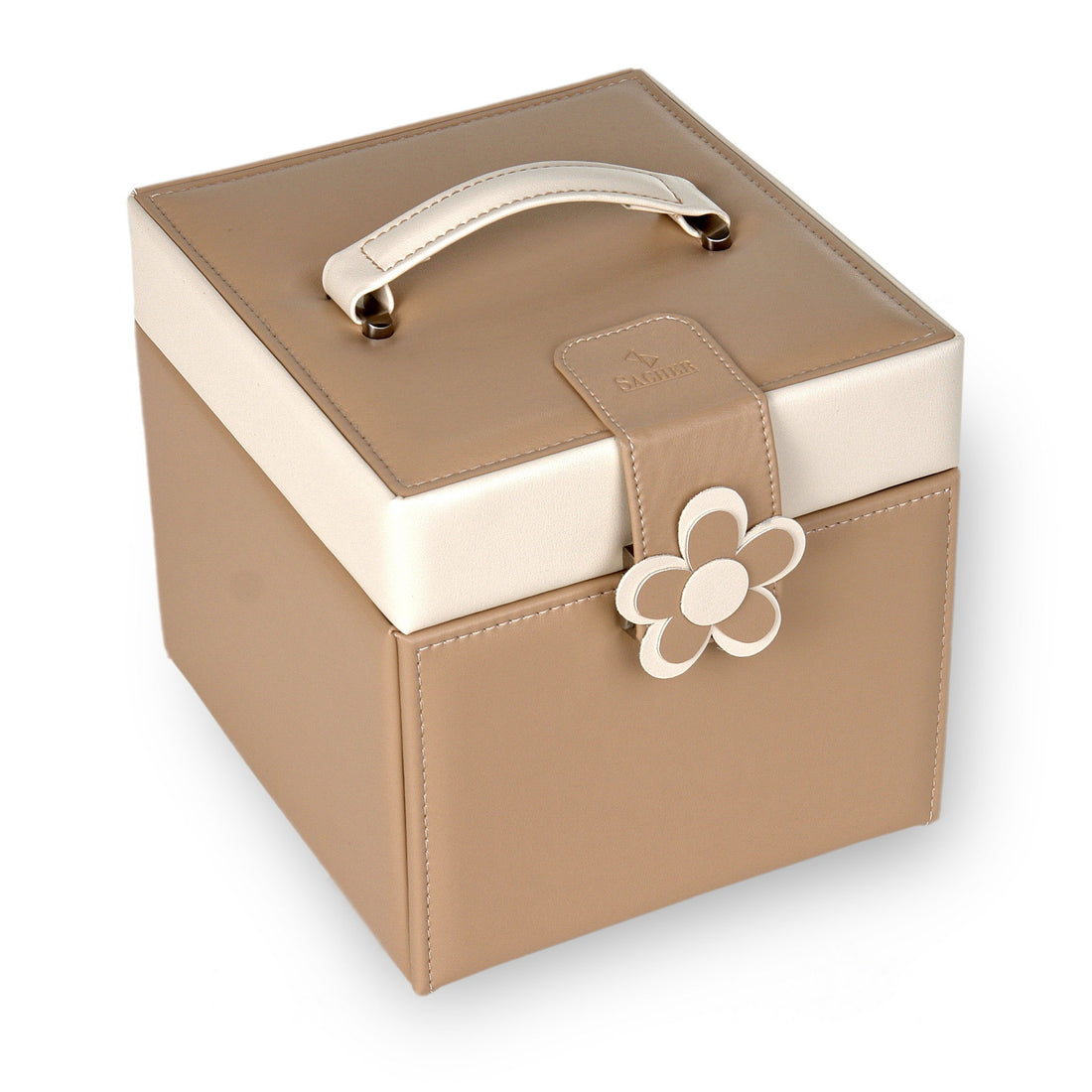 Coffret à bijoux Erika bella fiore / beige