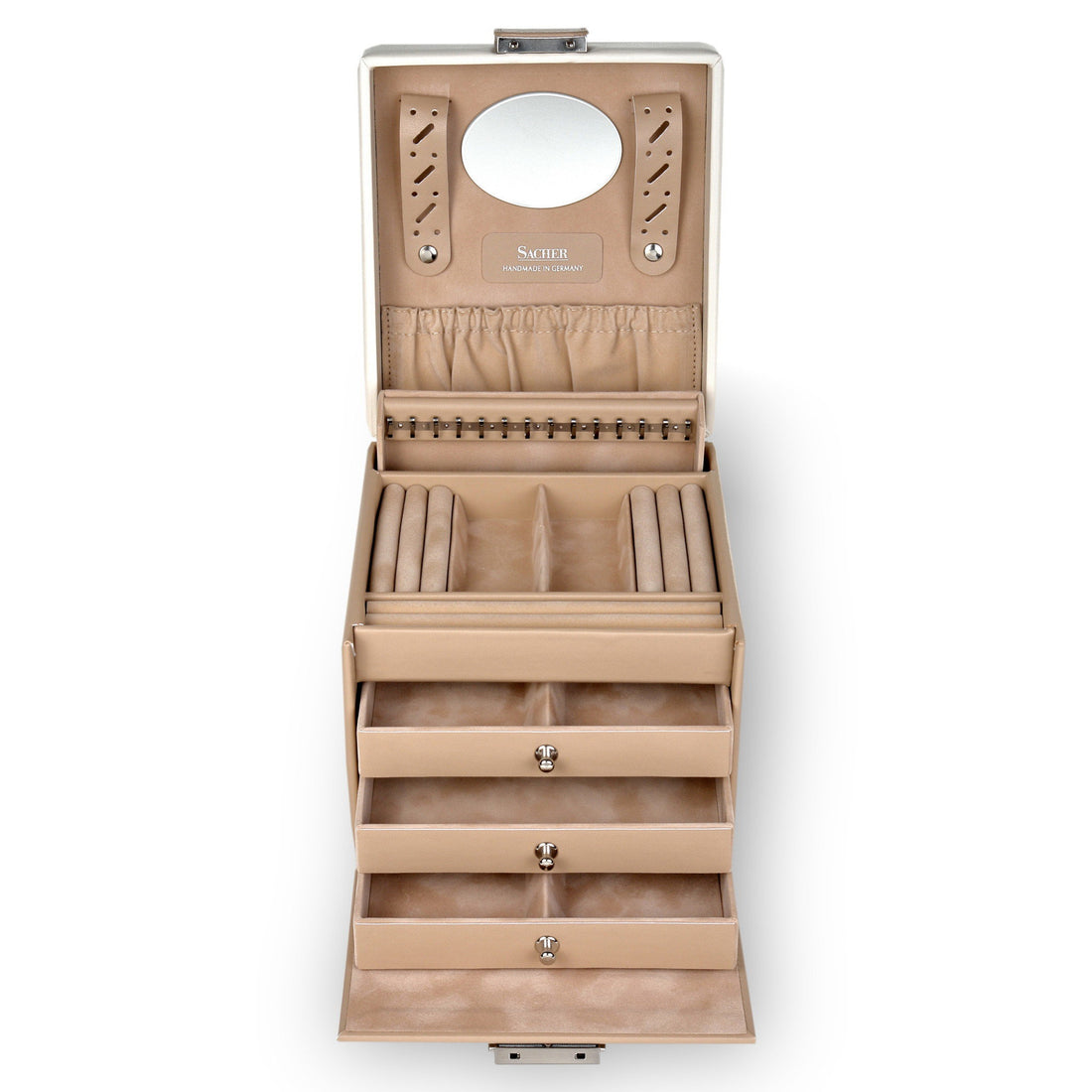 Coffret à bijoux Erika bella fiore / beige