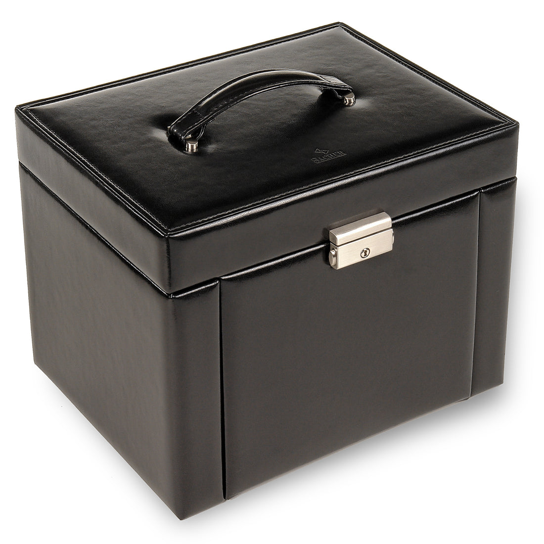 Schmuckkasten Marta new classic / schwarz (Leder)