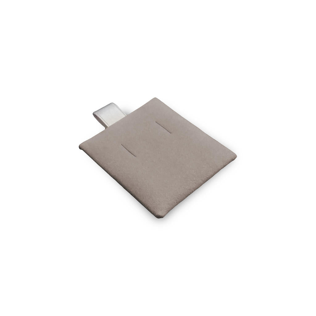 Ohrsteckerkärtchen (6 Stück) vario / grau