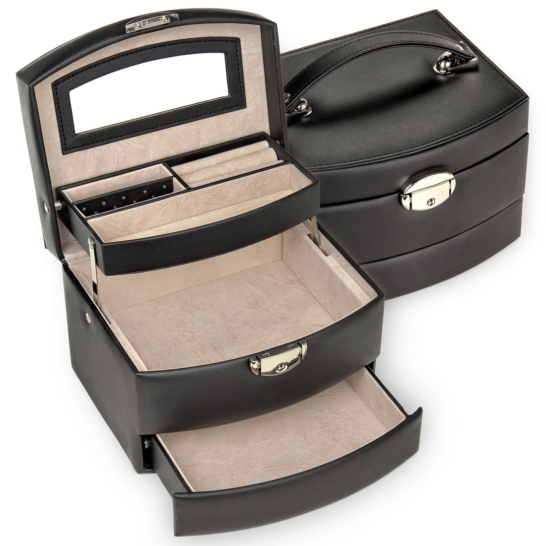 Coffret à bijoux Stella standard / noir