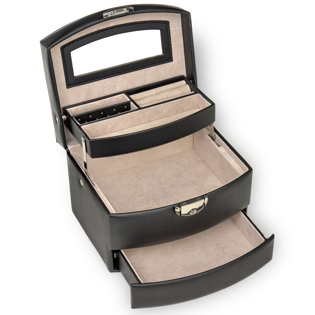 Coffret à bijoux Stella standard / noir