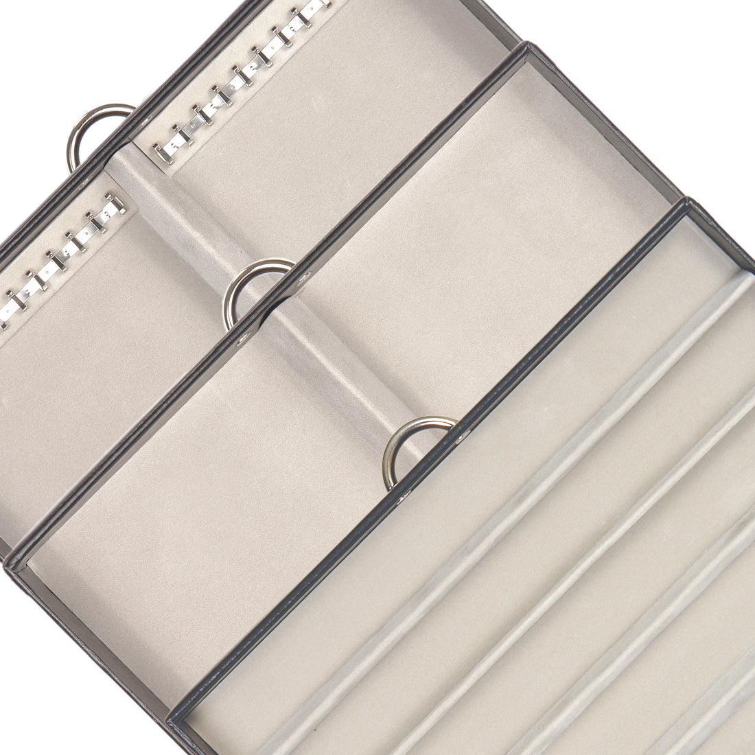 Coffret à bijoux pour chaînes Victoria vario / noir (cuir)