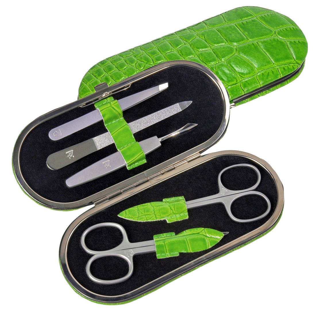 Étui à manucure 5 pièces Set de manucure / pomme (cuir)